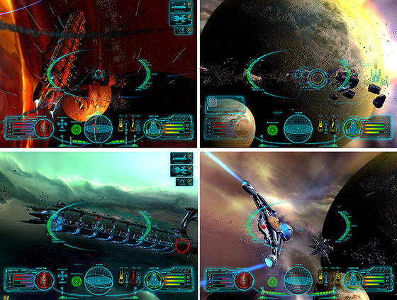 Game screens